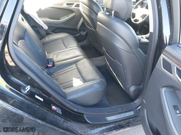 2016 Hyundai Genesis 3.8L with VIN KMHGN4JE6GU143843, listed as a IAAI auction lot 41291109 with 96,749 mi miles. Bid and sale history available at carsss.com. Image 8.