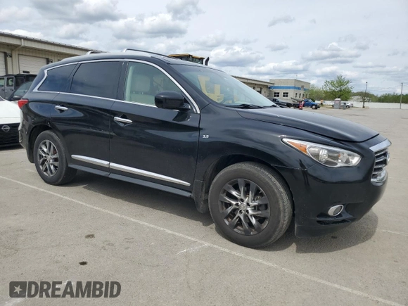 2015 Infiniti QX60 with VIN 5N1AL0MM7FC505979, listed as a Copart auction lot 54150315 with 213,250 mi miles and Clean title. Bid and sale history available at DreamBid. Image 4.