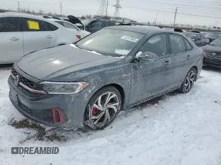 2024 Volkswagen Jetta GLI Autobahn with VIN 3VW2T7BU6RM072823, listed as a Copart auction lot 45157605 with 5,321 mi miles and Salvage Title. Bid and sale history available at DreamBid. Image 1.