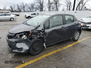 2014 Toyota Yaris L with VIN JTDKTUD34ED596628, listed as a Copart auction lot 87170564 with 97,234 mi miles and Salvage Title. Bid and sale history available at carsss.com. Image 1.