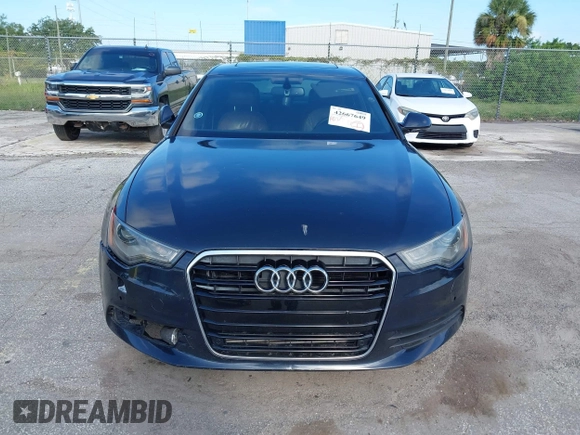 2012 Audi A6 Premium Plus with VIN WAUDFAFC1CN139050, listed as a IAAI auction lot 42667649 with 172,361 mi miles and . Bid and sale history available at DreamBid. Image 6.