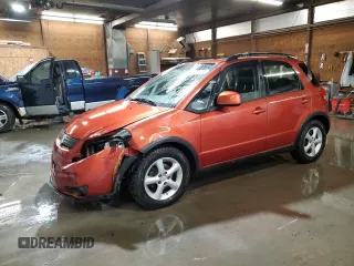 2007 Suzuki SX4 with VIN JS2YB413675111054, listed as a Copart auction lot 86679914 with 118,687 mi miles and Salvage Title. Bid and sale history available at carsss.com. Image 1.