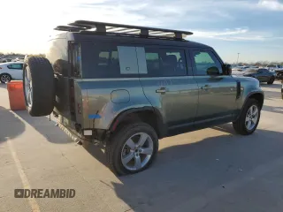 2022 Land Rover Defender SE with VIN SALEP7RU6N2095393, listed as a Copart auction lot 87873935 with 43,015 mi miles and Salvage title. Bid and sale history available at DreamBid. Image 3.