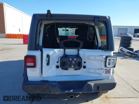 2020 Jeep Wrangler Unlimited Sport S z VIN 1C4HJXDG2LW335973, wystawiony jako IAAI lot #41376136 z przebiegiem 50 623 mil mil oraz . Historia ofert i sprzedaży dostępna na DreamBid. Obrazek 17.