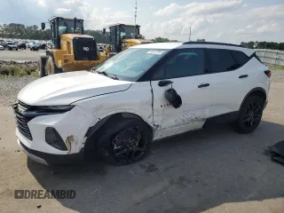2020 Chevrolet Blazer LT with VIN 3GNKBCRS4LS720401, listed as a Copart auction lot 60222385 with 69,191 mi miles and Salvage title. Bid and sale history available at DreamBid. Image 1.