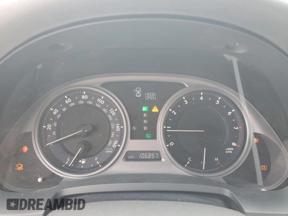 2008 Lexus IS 350 with VIN JTHBE262082013571, listed as a Copart auction lot 61582565 with 106,857 mi miles and Salvage title. Bid and sale history available at DreamBid. Image 9.