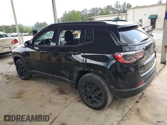 2021 Jeep Compass Sport with VIN 3C4NJDAB6MT584116, listed as a Copart auction lot 55107675 with 75,345 mi miles and Salvage title. Bid and sale history available at DreamBid. Image 2.