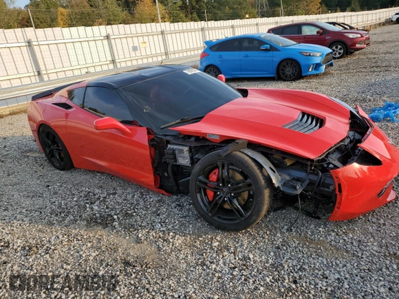 2017 Chevrolet Corvette 1LT with VIN 1G1YB2D72H5106831, listed as a Copart auction lot 78091074 with 40,254 mi miles and Clean Title. Bid and sale history available at carsss.com. Image 4.