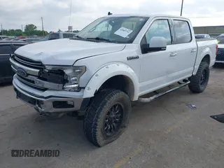 2019 Ford F-150 XL with VIN 1FTEW1E51KKC41183, listed as a IAAI auction lot 42049732 with 113,451 mi miles and . Bid and sale history available at DreamBid. Image 17.