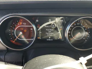 2023 Jeep Gladiator Rubicon with VIN 1C6JJTBG9PL546437, listed as a Copart auction lot 55516685 with 14,106 mi miles and Salvage title. Bid and sale history available at DreamBid. Image 9.