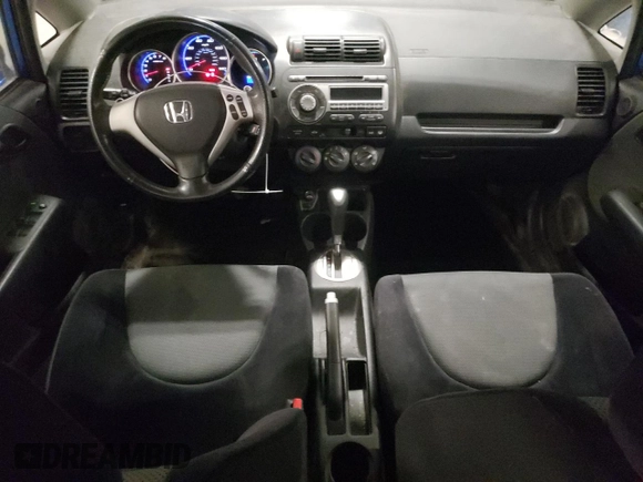 2007 Honda Fit Sport with VIN JHMGD38607S050939, listed as a Copart auction lot 53923425 with 184,416 mi miles and Clean Title. Bid and sale history available at carsss.com. Image 8.