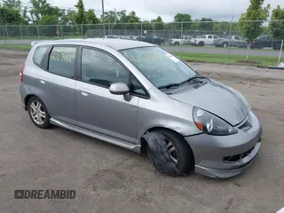 2007 Honda Fit Sport with VIN JHMGD38607S027483, listed as a IAAI auction lot 42709482 with 268,667 mi miles and . Bid and sale history available at DreamBid. Image 1.