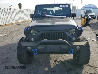2017 Jeep Wrangler Sport with VIN 1C4GJWAG9HL576707, listed as a Copart auction lot 43285955 with 113,692 mi miles and Salvage Title. Bid and sale history available at DreamBid. Image 5.