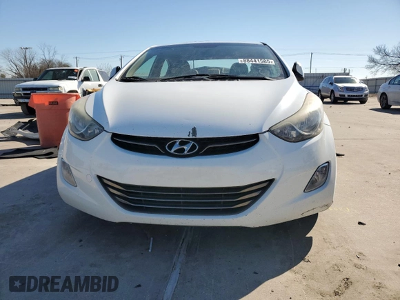 2013 Hyundai Elantra Limited z VIN 5NPDH4AEXDH343225, wystawiony jako Copart lot #88441585 z przebiegiem 162 095 mil mil oraz Nie do naprawy • Non repairable. Historia ofert i sprzedaży dostępna na DreamBid. Obrazek 5.