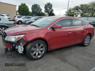 2013 Buick LaCrosse Premium 1 with VIN 1G4GF5E38DF302518, listed as a Copart auction lot 72931964 with 112,473 mi miles and Salvage Title. Bid and sale history available at carsss.com. Image 1.