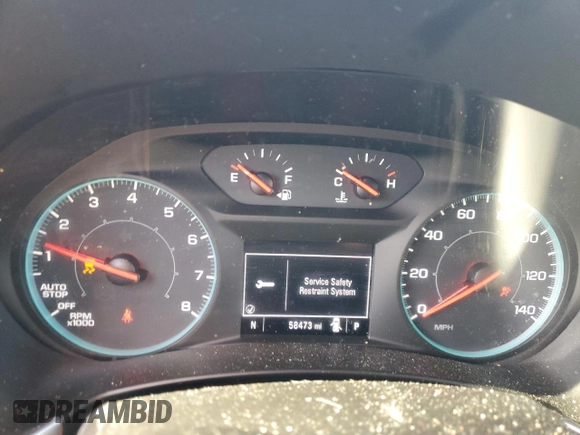 2021 Chevrolet Equinox LS z VIN 2GNAXHEV1M6160976, wystawiony jako Copart lot #54118495 z przebiegiem 58 473 mil mil oraz Szkoda całkowita • Salvage title. Historia ofert i sprzedaży dostępna na DreamBid. Obrazek 9.