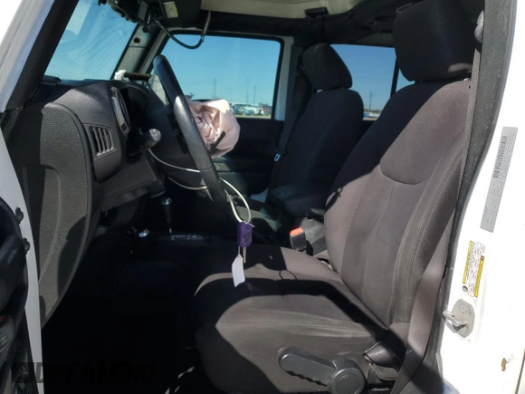 2017 Jeep Wrangler Unlimited Sport with VIN 1C4BJWDG4HL521751, listed as a Copart auction lot 48375485 with 89,117 mi miles and Salvage title. Bid and sale history available at DreamBid. Image 7.