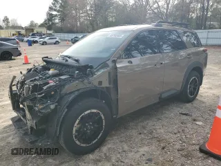 2023 Nissan Pathfinder Rock Creek with VIN 5N1DR3BD6PC224225, listed as a Copart auction lot 45752985 with 50,382 mi miles and Salvage title. Bid and sale history available at DreamBid. Image 1.