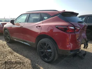 2020 Chevrolet Blazer RS z VIN 3GNKBKRS0LS571088, wystawiony jako Copart lot #54438135 z przebiegiem 28 124 mil mil oraz Szkoda całkowita • Salvage title. Historia ofert i sprzedaży dostępna na DreamBid. Obrazek 2.