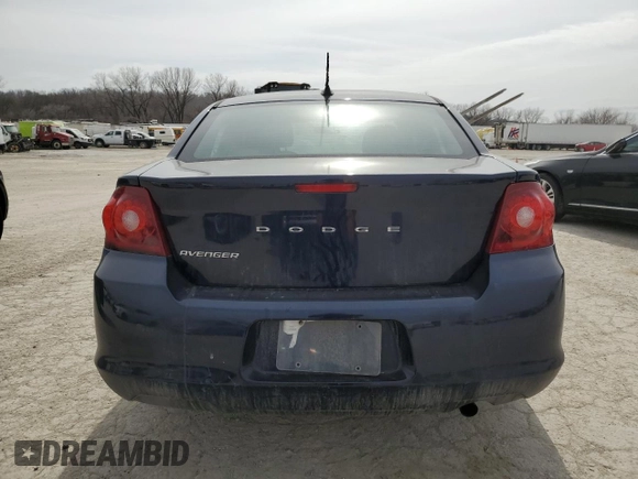 2013 Dodge Avenger SE with VIN 1C3CDZAB5DN688600, listed as a Copart auction lot 47686475 with 126,183 mi miles and Clean Title. Bid and sale history available at carsss.com. Image 6.