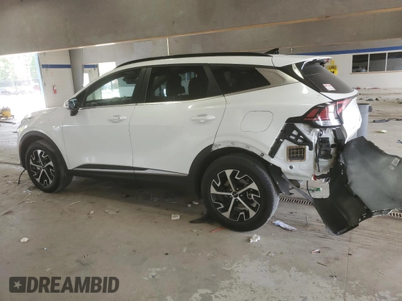 2023 Kia Sportage EX with VIN KNDPVCAG3P7022542, listed as a Copart auction lot 59915025 with 24,761 mi miles and Salvage title. Bid and sale history available at DreamBid. Image 2.