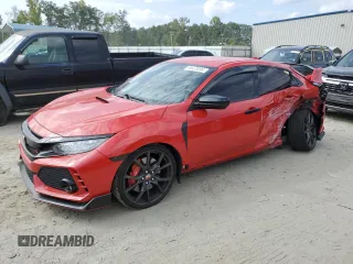 2018 Honda Civic Type R Touring z VIN SHHFK8G71JU202479, wystawiony jako Copart lot #68473094 z przebiegiem 57 730 mil mil oraz Szkoda całkowita • Salvage title. Historia ofert i sprzedaży dostępna na DreamBid. Obrazek 1.