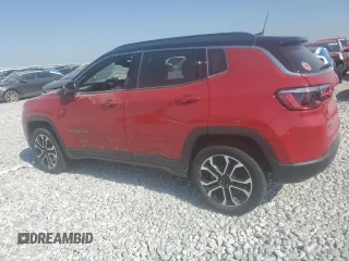 2024 Jeep Compass Limited with VIN 3C4NJDCN7RT585998, listed as a Copart auction lot 62090854 with 4,043 mi miles and Salvage title. Bid and sale history available at DreamBid. Image 2.