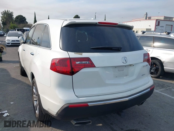 2013 Acura MDX Advance with VIN 2HNYD2H89DH520819, listed as a IAAI auction lot 41407422 with 100,491 mi miles and . Bid and sale history available at DreamBid. Image 3.