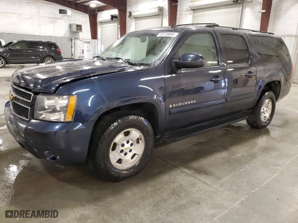 2007 Chevrolet Suburban LT with VIN 1GNFK16327J213622, listed as a Copart auction lot 49725665 with 174,854 mi miles and Salvage Title. Bid and sale history available at carsss.com. Image 1.