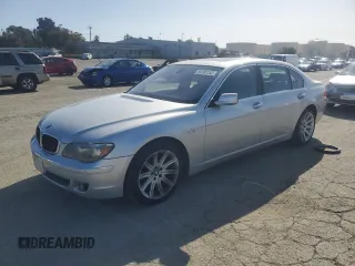 2006 BMW 7 Series 750Li with VIN WBAHN83506DT59566, listed as a Copart auction lot 51707755 with 73,968 mi miles and Clean Title. Bid and sale history available at carsss.com. Image 1.