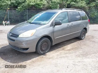2004 Toyota Sienna CE with VIN 5TDZA23C34S129567, listed as a IAAI auction lot 42186295 with 184,220 mi miles and . Bid and sale history available at DreamBid. Image 2.