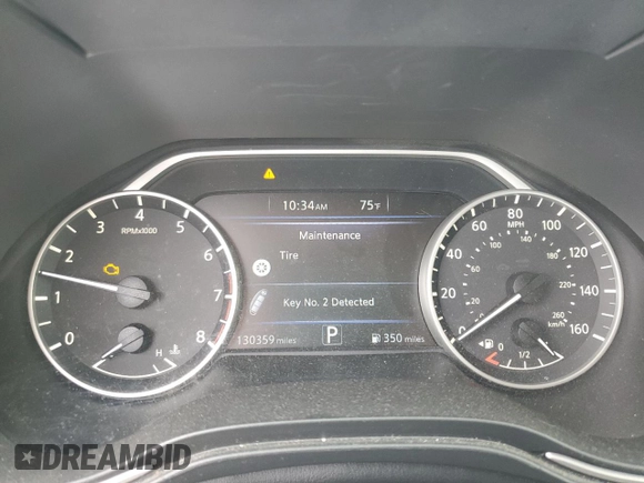 2017 Nissan Maxima SV with VIN 1N4AA6AP7HC385380, listed as a Copart auction lot 55068645 with 130,359 mi miles and Clean Title. Bid and sale history available at carsss.com. Image 9.