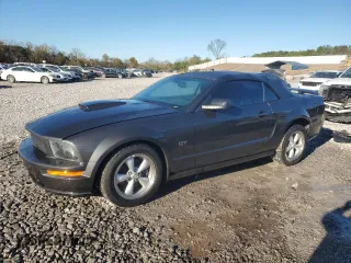 2007 Ford Mustang GT Deluxe with VIN 1ZVHT85H375232464, listed as a Copart auction lot 81100654 with 106,896 mi miles and Salvage Title. Bid and sale history available at carsss.com. Image 1.
