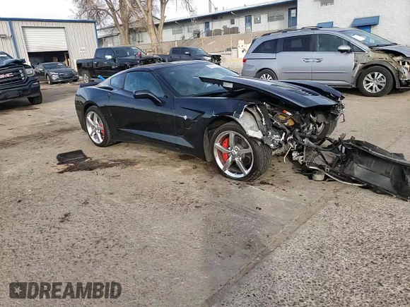 2014 Chevrolet Corvette 3LT with VIN 1G1YF2D70E5105421, listed as a Copart auction lot 45917005 with 94,130 mi miles and Salvage title. Bid and sale history available at DreamBid. Image 11.