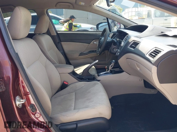 2014 Honda Civic LX with VIN 19XFB2F53EE241116, listed as a IAAI auction lot 42058308 with 204,734 mi miles and . Bid and sale history available at DreamBid. Image 5.