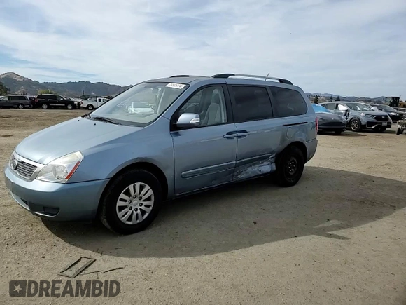 2012 Kia Sedona LX with VIN KNDMG4C7XC6418645, listed as a Copart auction lot 79535074 with 130,023 mi miles and Salvage Title. Bid and sale history available at DreamBid. Image 12.