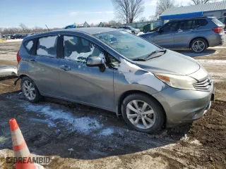 2014 Nissan Versa Note S with VIN 3N1CE2CP3EL429309, listed as a Copart auction lot 45466455 with 111,347 mi miles and Salvage Title. Bid and sale history available at carsss.com. Image 4.