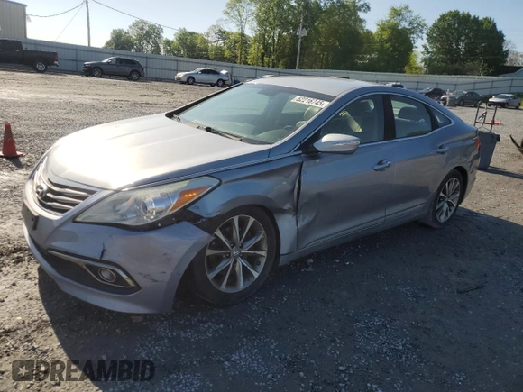 2015 Hyundai Azera z VIN KMHFG4JGXFA483472, wystawiony jako Copart lot #52216745 z przebiegiem 130 758 mil mil oraz Szkoda całkowita • Salvage title. Historia ofert i sprzedaży dostępna na DreamBid. Obrazek 1.