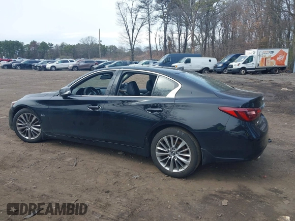 2018 Infiniti Q50 Sport with VIN JN1EV7AR8JM612165, listed as a IAAI auction lot 42007029 with 71,328 mi miles and . Bid and sale history available at carsss.com. Image 14.