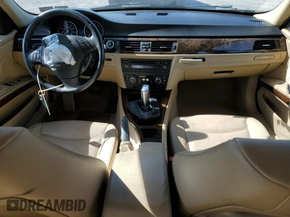 2011 BMW 3 Series 328i xDrive with VIN WBAPK5C56BA657263, listed as a Copart auction lot 55176965 with Not Provided miles and Salvage Title. Bid and sale history available at DreamBid. Image 8.