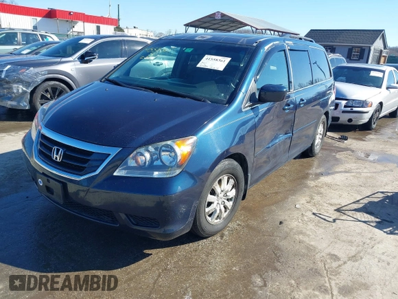 2010 Honda Odyssey EX-L with VIN 5FNRL3H76AB058912, listed as a IAAI auction lot 41558361 with 206,841 mi miles and . Bid and sale history available at DreamBid. Image 17.
