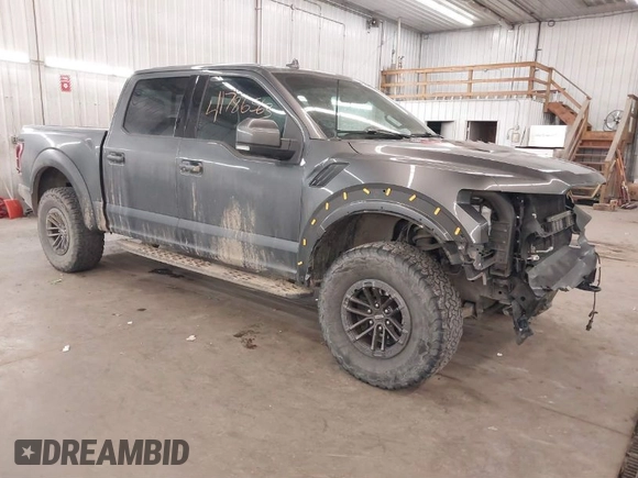 2019 Ford F-150 Raptor with VIN 1FTFW1RG0KFC64964, listed as a IAAI auction lot 41786563 with 70,734 mi miles. Bid and sale history available at carsss.com. Image 1.