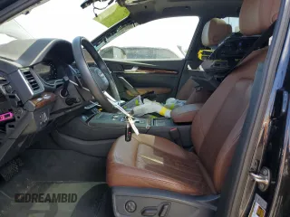 2020 Audi Q5 Premium Plus with VIN WA1BNAFY2L2106840, listed as a Copart auction lot 51141475 with 51,632 mi miles and Salvage Title. Bid and sale history available at carsss.com. Image 7.