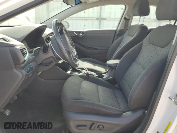 2017 Hyundai Ioniq SEL with VIN KMHC75LC3HU048958, listed as a Copart auction lot 57293145 with 92,545 mi miles and Salvage title. Bid and sale history available at DreamBid. Image 7.