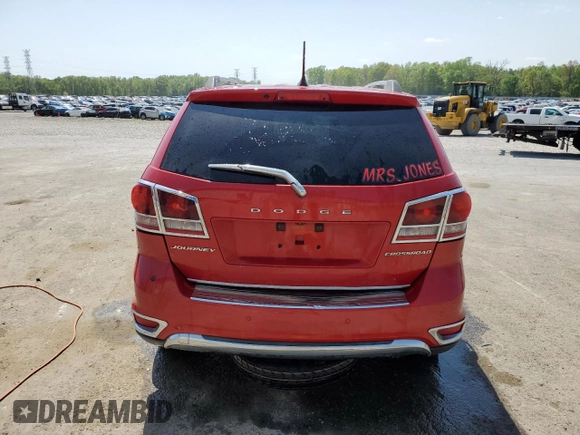 2017 Dodge Journey Crossroad Plus with VIN 3C4PDCGB3HT579463, listed as a Copart auction lot 53193205 with 131,989 mi miles and Salvage title. Bid and sale history available at DreamBid. Image 6.