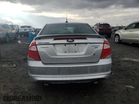 2010 Ford Fusion SPORT with VIN 3FAHP0DC4AR386688, listed as a Copart auction lot 89202005 with 110,052 mi miles and Salvage Title. Bid and sale history available at carsss.com. Image 6.