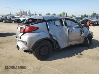 2019 Toyota C-HR XLE with VIN JTNKHMBX5K1055197, listed as a Copart auction lot 46258135 with Not Provided miles and Salvage Title. Bid and sale history available at DreamBid. Image 3.