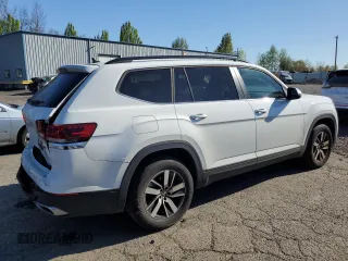 2021 Volkswagen Atlas SE with VIN 1V2LP2CA5MC521520, listed as a Copart auction lot 53518455 with 49,657 mi miles and Salvage title. Bid and sale history available at DreamBid. Image 3.