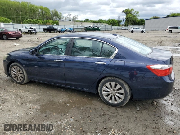 2014 Honda Accord Sedan EX-L with VIN 1HGCR2F85EA147056, listed as a Copart auction lot 53037755 with 100,564 mi miles and Salvage Title. Bid and sale history available at carsss.com. Image 2.