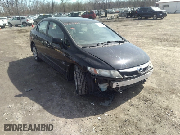 2010 Honda Civic LX with VIN 19XFA1F59AE086241, listed as a IAAI auction lot 41775385 with 188,240 mi miles and . Bid and sale history available at DreamBid. Image 1.